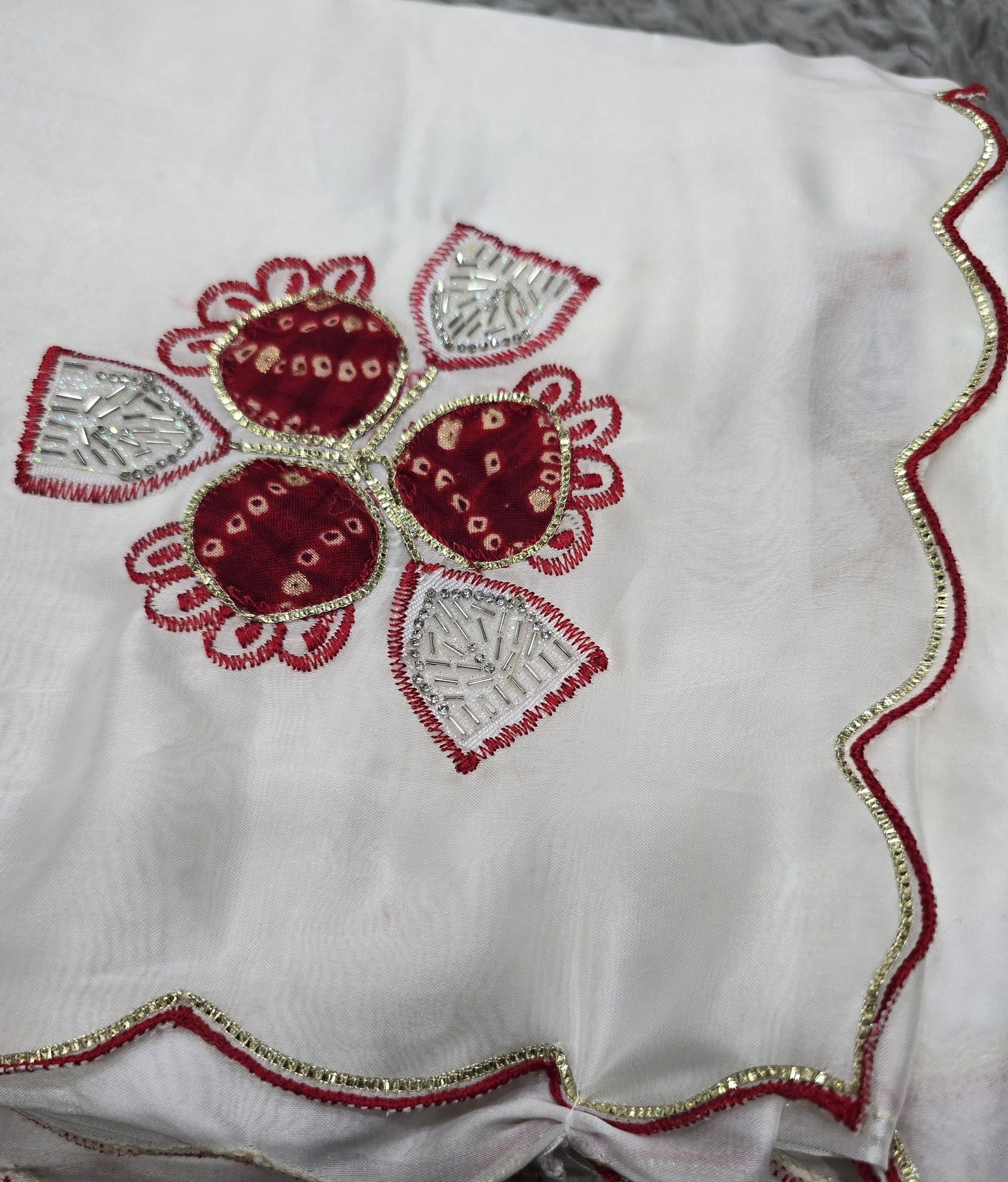 JK Designer White Organza Party Wear Sarees Wholesale Clothing Suppliers In India
